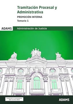 portada Tramitacion Procesal y Administrativa. Promocion Interna Temario 1 (in Spanish)
