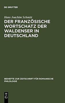 portada Der Franzosische Wortschatz der Waldenser in Deutschland: Archivstudien (in German)