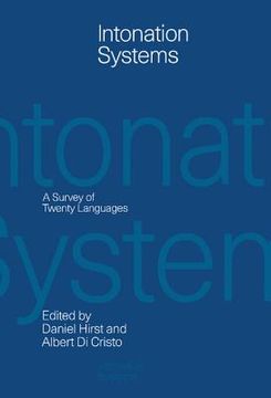 portada Intonation Systems: A Survey of Twenty Languages (en Inglés)