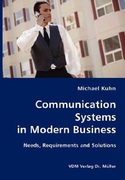 portada communication systems in modern business- needs, requirements and solutions (in English)