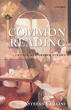 portada Common Reading: Critics, Historians, Publics (en Inglés)