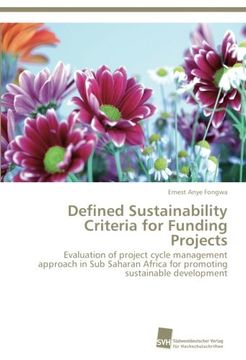 portada Defined Sustainability Criteria for Funding Projects