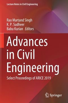 portada Advances in Civil Engineering: Select Proceedings of Arice 2019 (en Inglés)