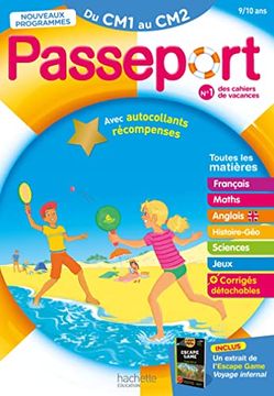 portada Passeport - du cm1 au cm2 9 (en Francés)