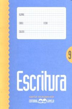 portada cartilla escritura 9 color.pauta 6mm (lamela) (in Spanish)