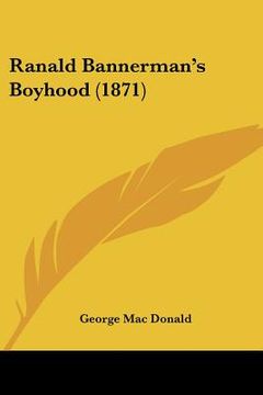 portada ranald bannerman's boyhood (1871) (in English)