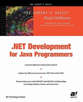 portada .net development for java programmers (en Inglés)