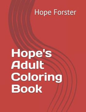 portada Hope's Adult Coloring Book (en Inglés)