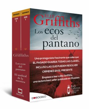 portada Pack Ruth Galloway (Los Ecos del Pantano / el Umbral de la Mentir a) (in Spanish)