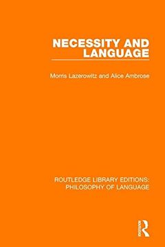 portada Necessity and Language
