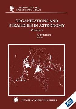 portada Organizations and Strategies in Astronomy: Volume 5