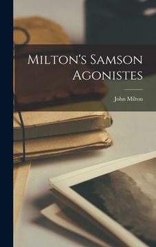 portada Milton's Samson Agonistes