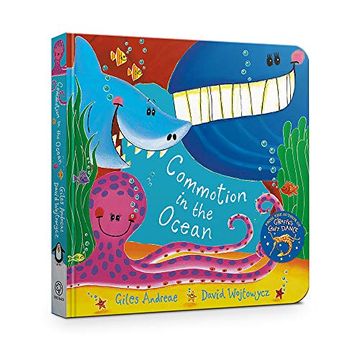 portada Commotion in the Ocean Board Book (in English)