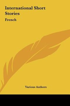 portada international short stories: french (in English)
