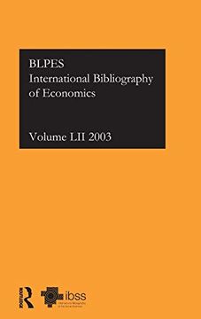 portada Ibss: Economics: 2003 Vol. 52 (en Inglés)