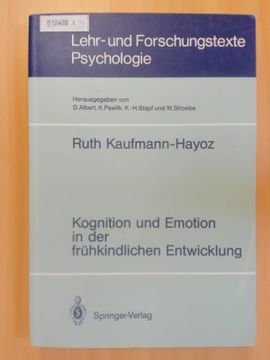 portada Kognition und Emotion in der Frühkindlichen Entwicklung. (en Alemán)