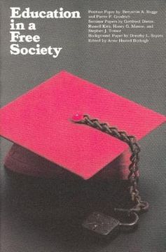 portada education in a free society (en Inglés)