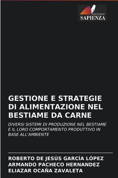 portada Gestione E Strategie Di Alimentazione Nel Bestiame Da Carne (en Italiano)