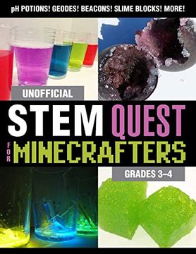 portada Unofficial Stem Quest for Minecrafters: Grades 3-4 (en Inglés)