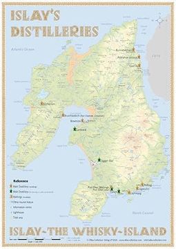 portada Whisky Distilleries Islay - Tasting map (en Inglés)