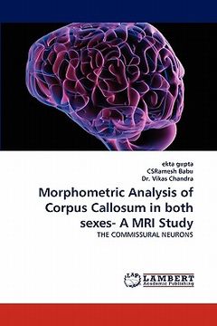 portada morphometric analysis of corpus callosum in both sexes- a mri study (in English)