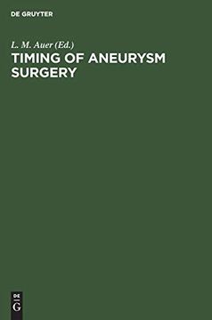 portada Timing of Aneurysm Surgery (en Inglés)