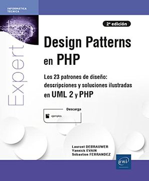 portada Design Patterns en php - los 23 Patrones de Diseño: Descripciones y Soluciones Ilustradas en Uml2 y php (2ª Edición)