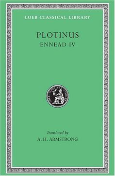 portada Plotinus: Volume iv, Enneads iv (Loeb Classical Library no. 443) (en Inglés)