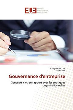 portada Gouvernance D'entreprise: Concepts Clés en Rapport Avec les Pratiques Organisationnelles (en Francés)