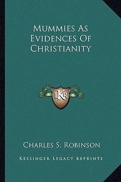 portada mummies as evidences of christianity (en Inglés)