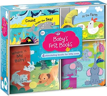 portada Baby'S First Books Boxed Set: Four Adorable Books in one Box: Bath Book, Cloth Book, Stroller Book, Board Book 