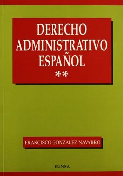 portada Derecho Administrativo Español: T. 2 (in Spanish)