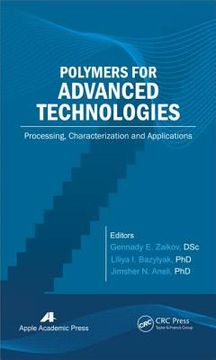 portada polymers for advanced technologies: processing, characterization and applications (en Inglés)