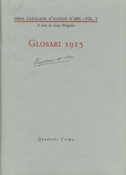 portada glosari, 1915 (in Spanish)