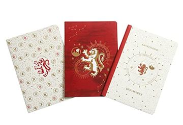 portada Harry Potter: Gryffindor Constellation Sewn Notebook Collection (Set of 3) (hp Constellation) (in English)