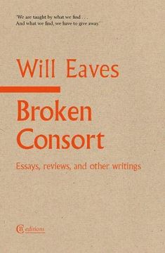 portada Broken Consort: Essays, Reviews and Other Writings (en Inglés)