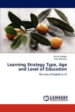 portada learning strategy type, age and level of education (en Inglés)