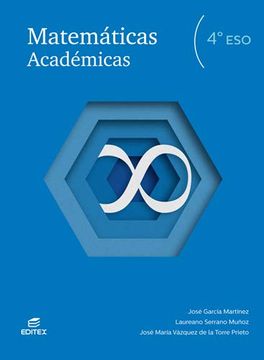 portada Matemáticas Académicas 4º eso (Secundaria)
