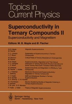 portada superconductivity in ternary compounds ii: superconductivity and magnetism (en Inglés)