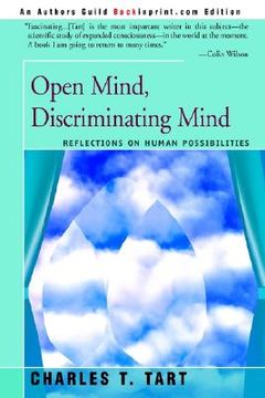 portada open mind, discriminating mind: reflections on human possibilities (in English)