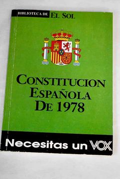 portada La Constitución Española de 1978