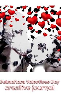 portada Dalmatians Valentine's day Creative Blank Journal (en Inglés)