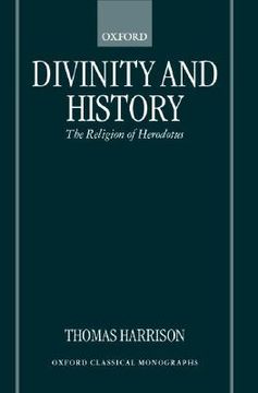portada divinity and history: the religion of herodotus (in English)