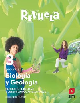 portada Biología y Geología. 3 Secundaria. Bloques. Revuela. Región de Murcia