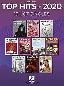 portada Top Hits of 2020 - 15 hot Singles - Easy Piano (in French)