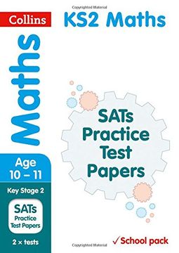 portada Ks2 Maths Sats Practice Test Papers (School Pack): 2018 Tests Shrink-Wrapped School Pack (Collins ks2 Sats Practice) (en Inglés)