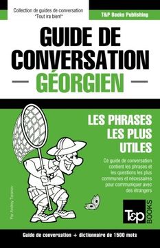 portada Guide de conversation Français-Géorgien et dictionnaire concis de 1500 mots (French Edition)
