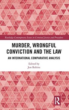 portada Murder, Wrongful Conviction and the law (Routledge Contemporary Issues in Criminal Justice and Procedure) 