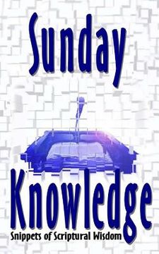 portada Sunday Knowledge (in English)