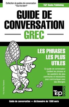 portada Guide de conversation Français-Grec et dictionnaire concis de 1500 mots (en Francés)